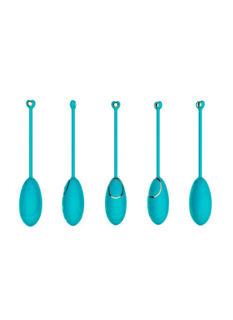Œuf vibrant bleu avec télécommande USB - DAISYBLUE